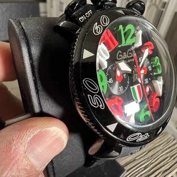 GaGa Milano Italy Manuale 48mm Limited Edition S/N 166/299 - Picture 2 of 9